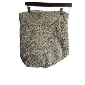 Sage Green Fleece Infinity Scarf  14 x 15 inches